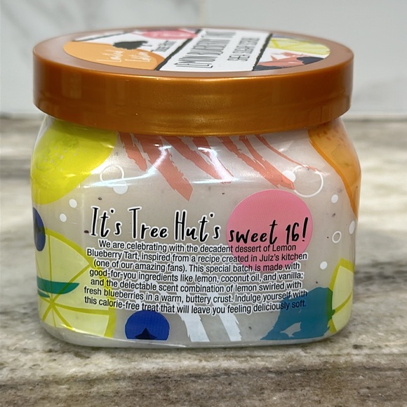 Tree Hut Lemon Blueberry Tart Sugar Scrub 18oz Exfoliating Scrub NEW Limited HTF - Picture 3 of 9